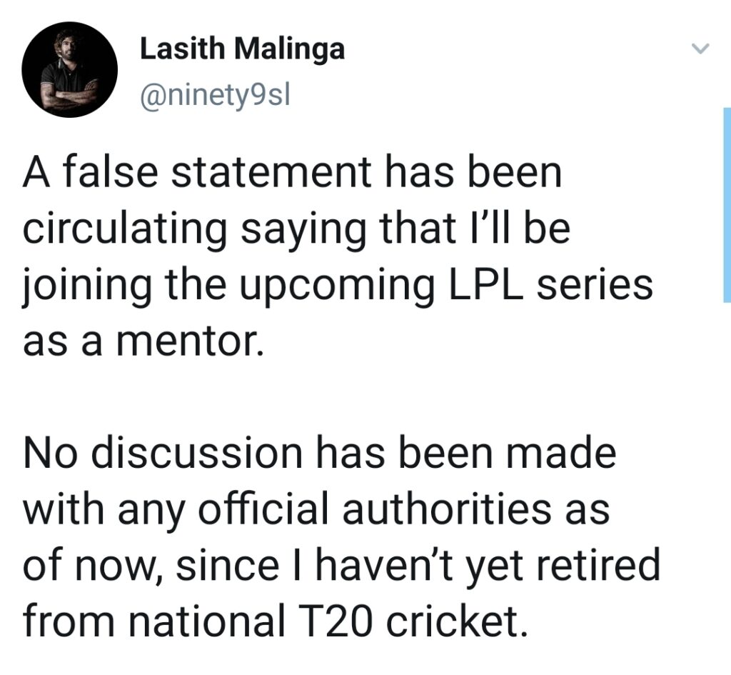 Lasith Malinga