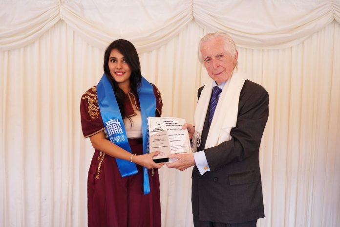 Sri Lankan Educator Bernadine Jayasinghe Honoured with Inspirational Educator Award at UK Parliament's House of Lords