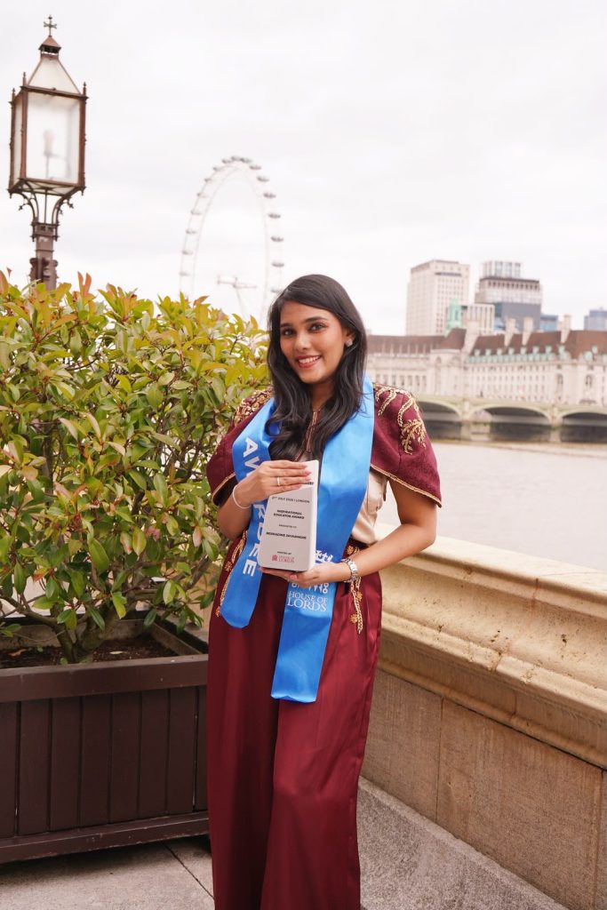  Bernadine Jayasinghe has been honoured