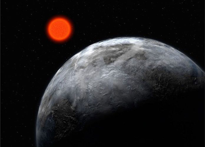 The Earth-like Planet Gliese 581c (Artist’s Impression)